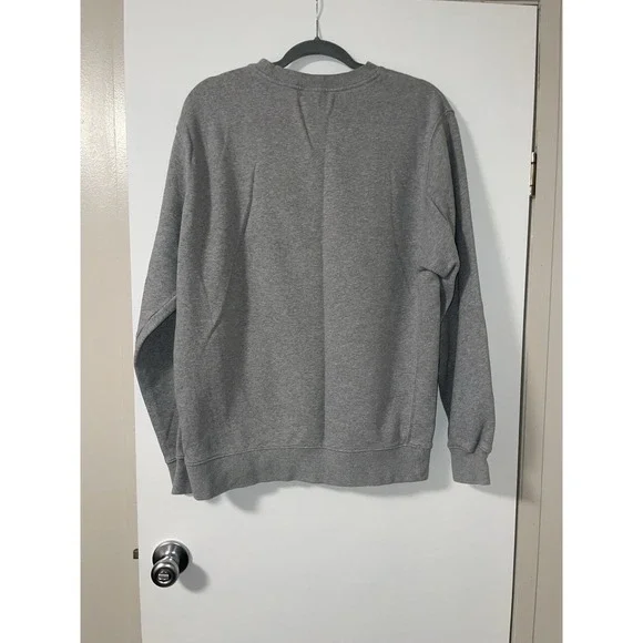 Nike Men's Club Fleece Crew Neck Size Large Tall Heather Grey - Picture 2 of 6